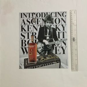 Bob Dylan “Playing Guitar” Heaven’s Door Magazine Ad